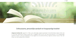 Desktop Screenshot of cambium.nl